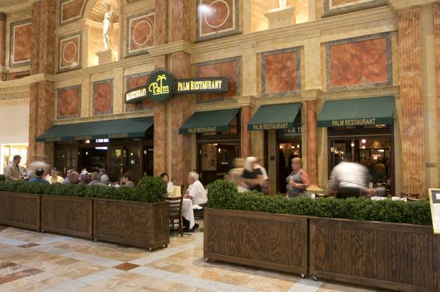 A view of exterior of The Palm Restaurant inside The ...